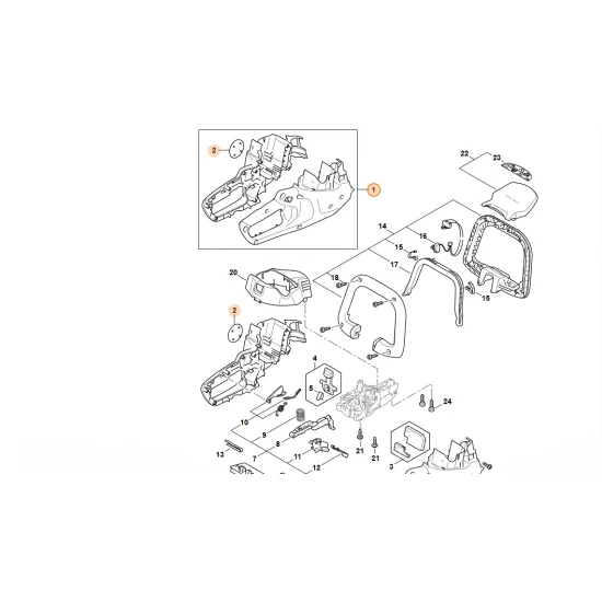 STIHL  Obudowa silnika 4521 600 0806